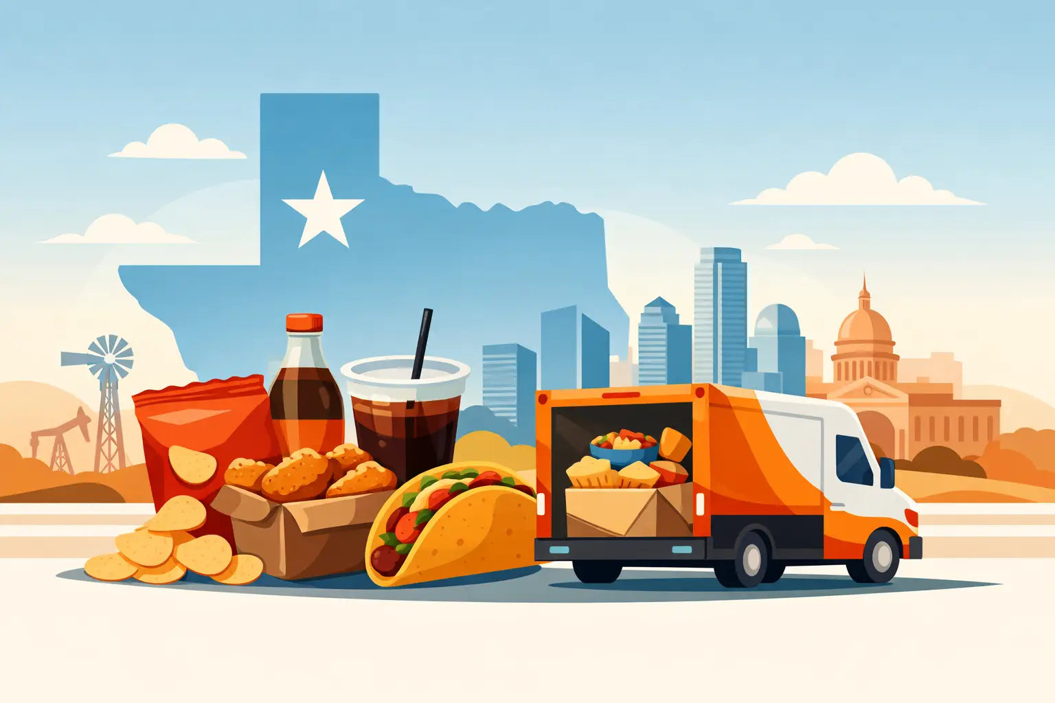 Texas Snack Delivery Guide for Fast Favorites