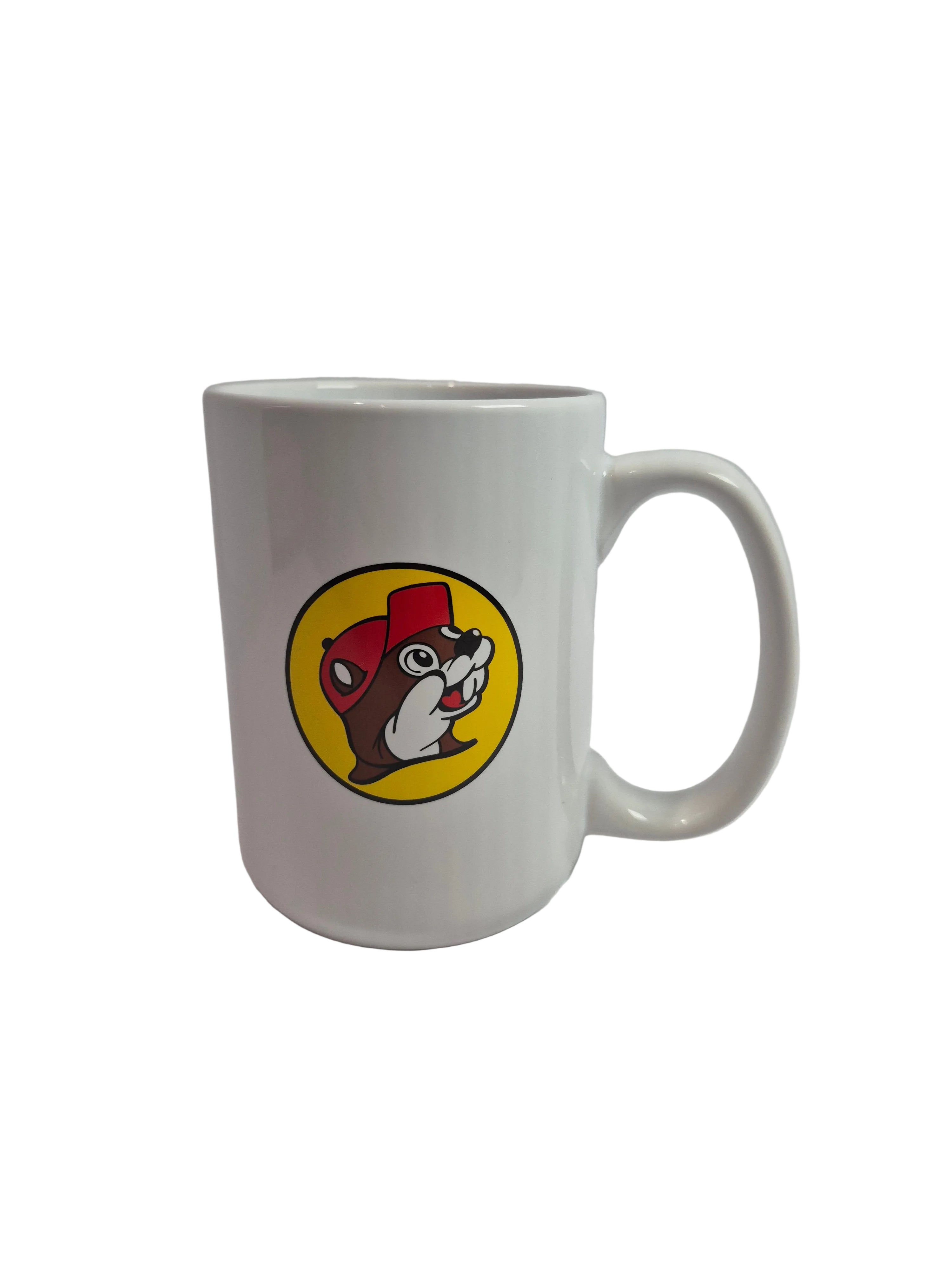 Bucees white retro mug