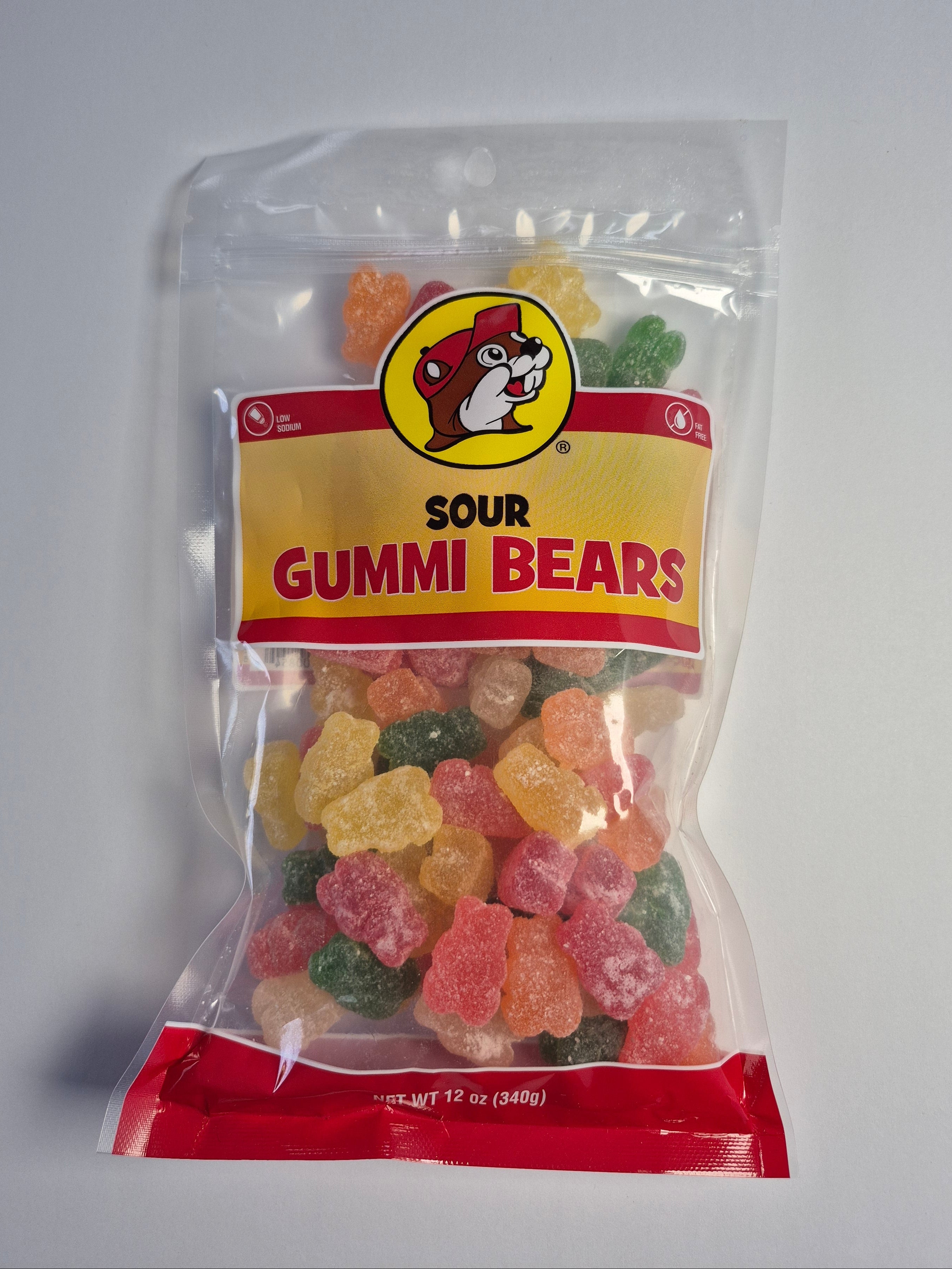 Buc-ee’s Sour Gummi Bears (12 oz)