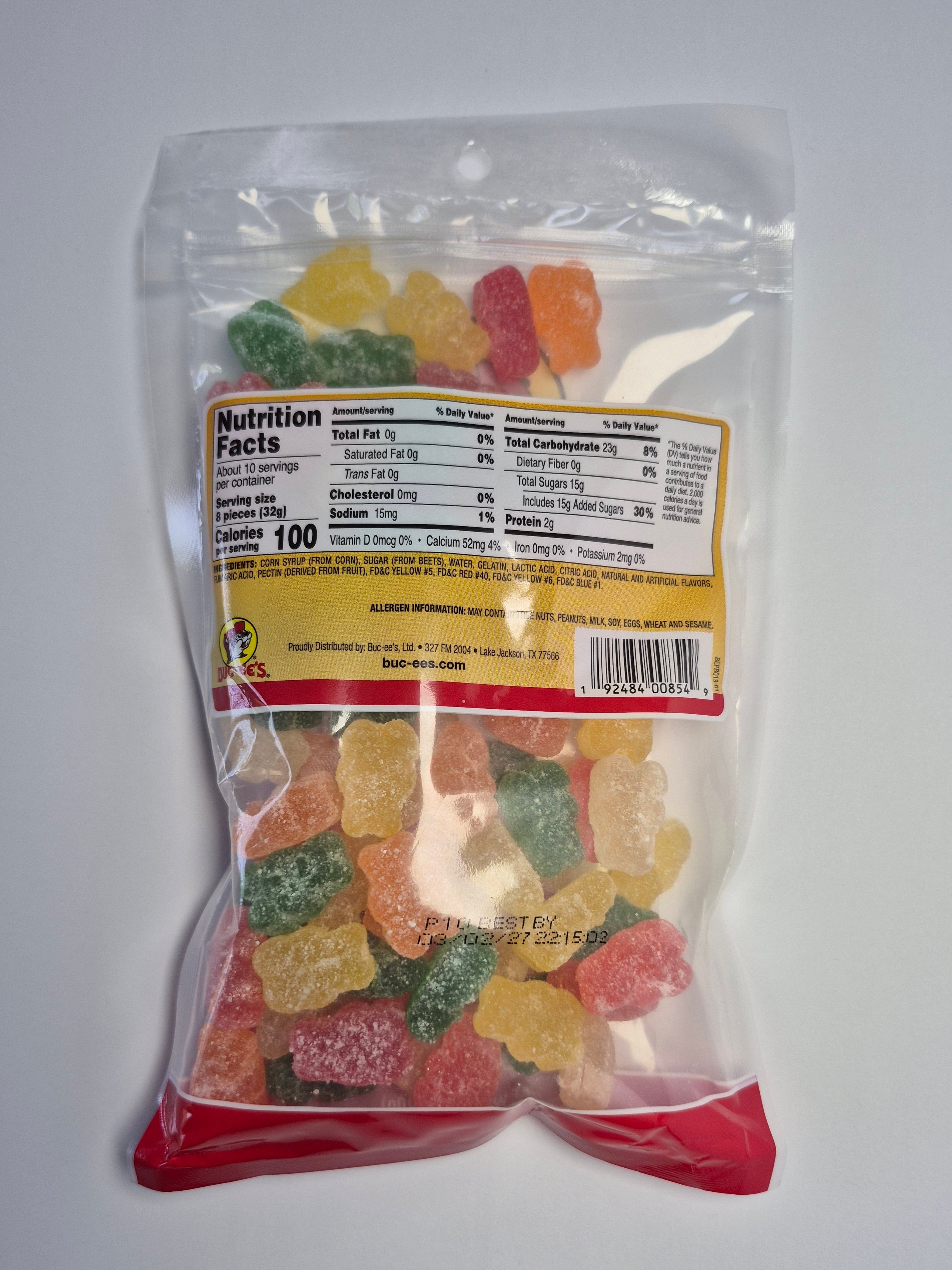 Buc-ee’s Sour Gummi Bears (12 oz)