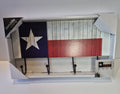 Texas Flag Key Hook Rack