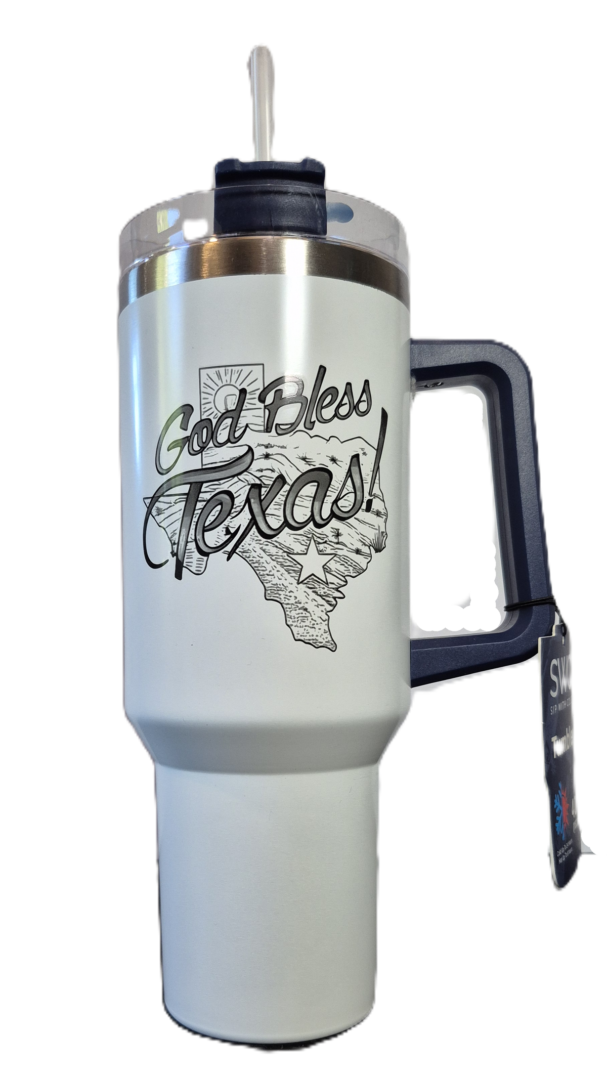 God Bless Texas Tumbler 40oz