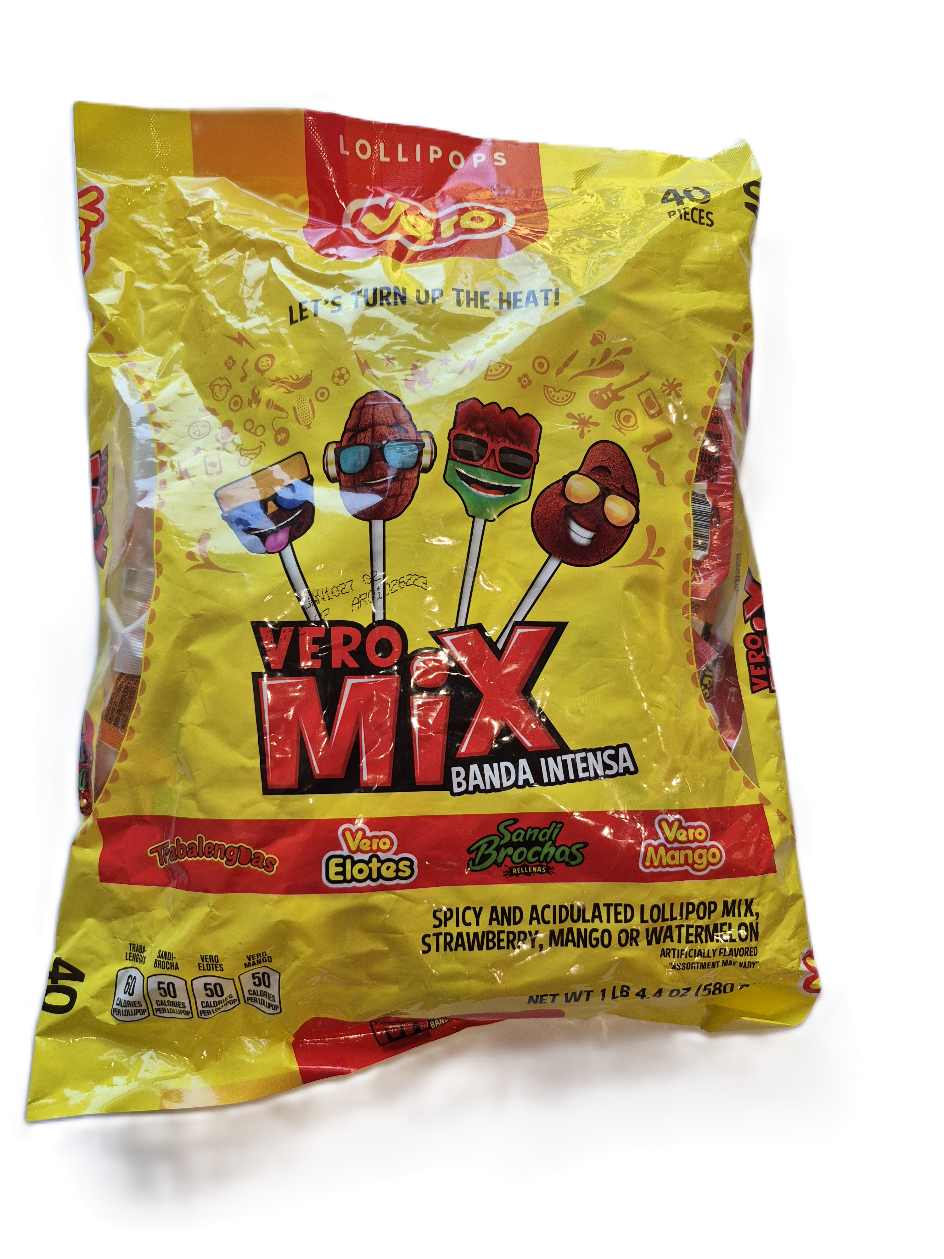Vero Mix Banda Intensa Lollipops 40ct