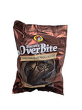 Bag of Buc-ee's Bite dark chocolate peanut butter on a white background